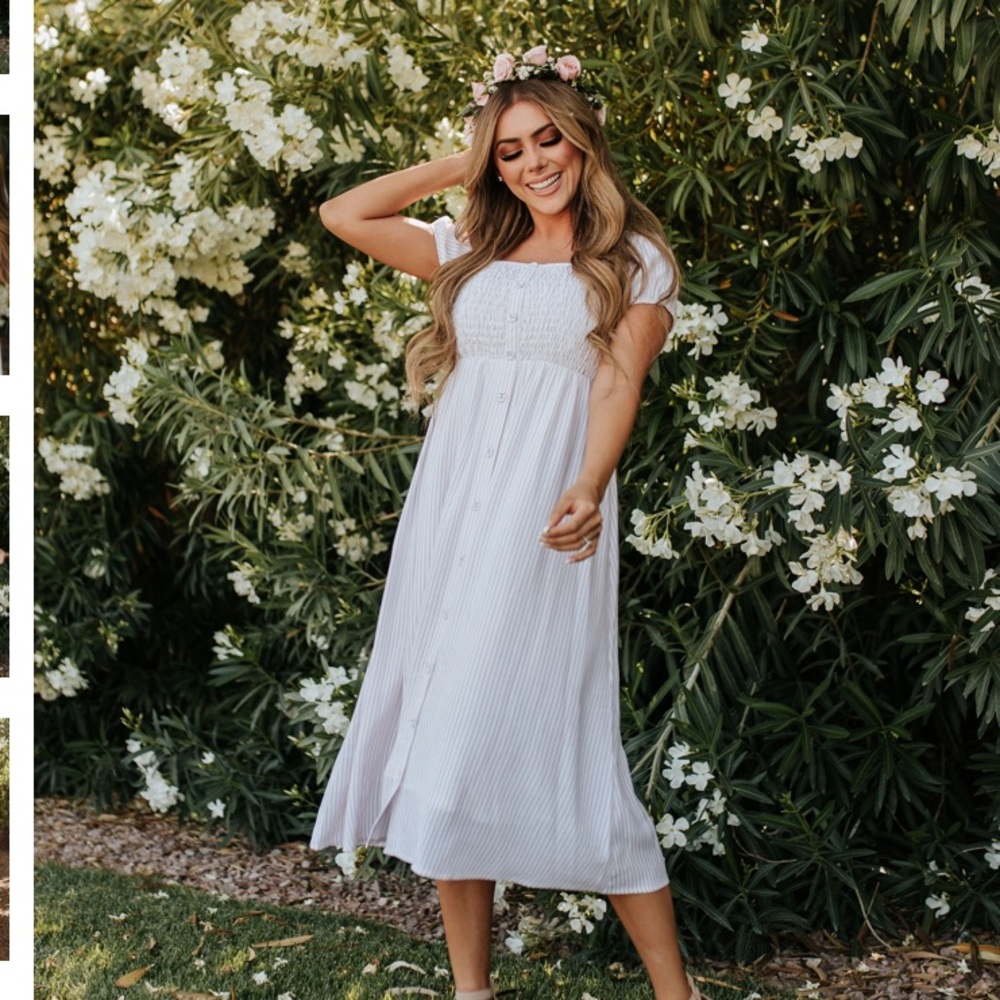 Pink desert Everly dress size small